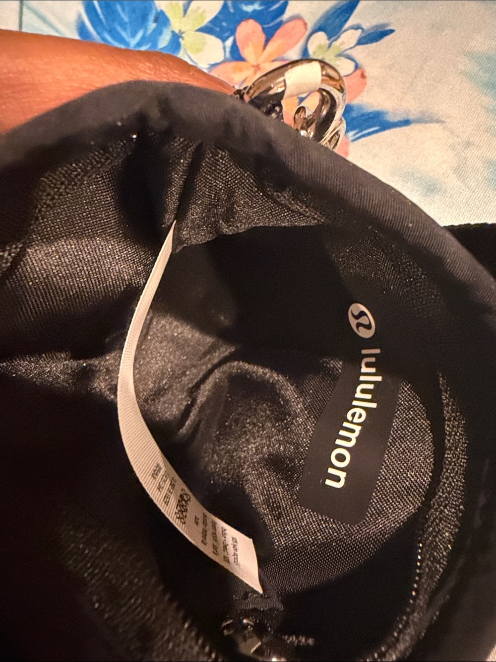 lululemon athletica small navy blue tote keychain bag - Picture 4 of 5